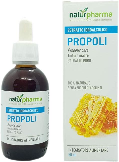 Propoli Tintura Madre Idroalcolica Estratto Puro Flacone Da Ml In