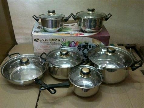 Jual Stainless Cookware Panci Set Vicenza V612 Di Lapak Belanja86