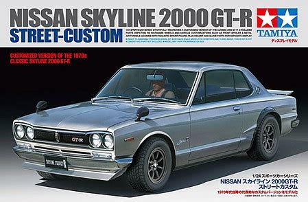 Tamiya Nissan Skyline Gt R Street Custom Plastic Model Car Kit