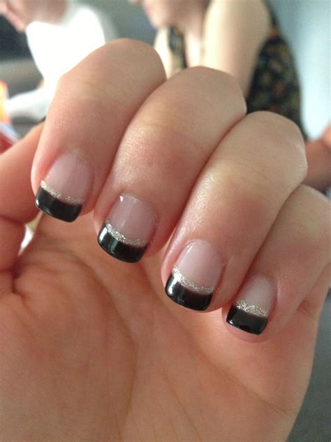 Get Creative With These Black And White French Tips Nail Art Ideas