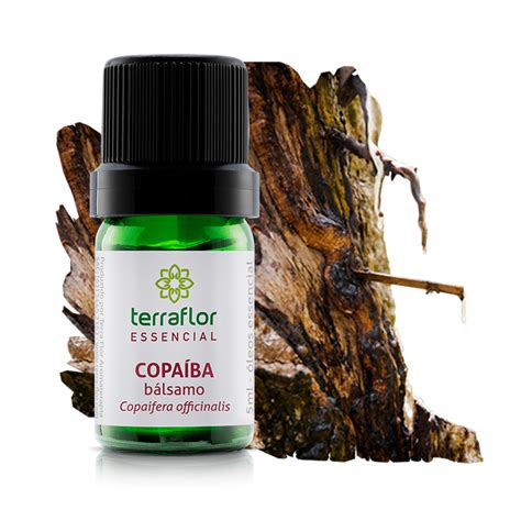 Copaíba bálsamo Seiva resinosa 5ml Terra Flor Aromaterapia