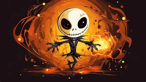 Premium AI Image | ghost rider fire skull helmet vector