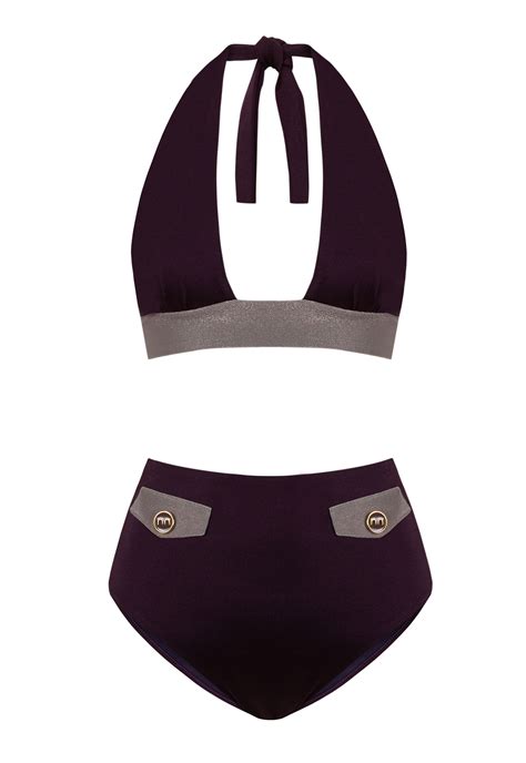 Ponent Aubergine Bikini Monnur Maillots