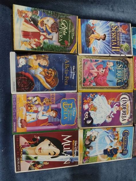 Disney Fitas Vhs Mulan A Pequena Sereia A Bela E A Fera Hobbies E