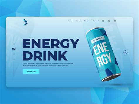 Health Energy Drinks Web Design On Behance