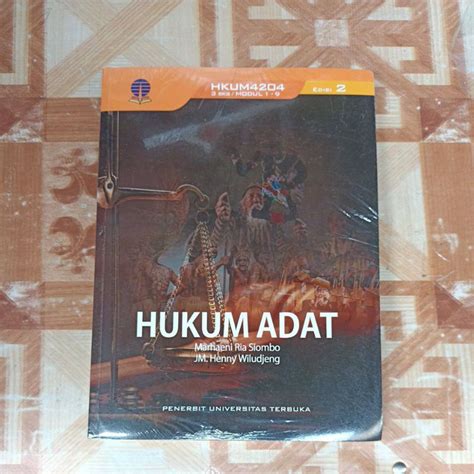 Jual Original Hukum Adat Edisi Penerbit Universitas Terbuka Shopee