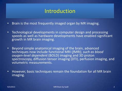 MRI Procedure of Brain | PPT