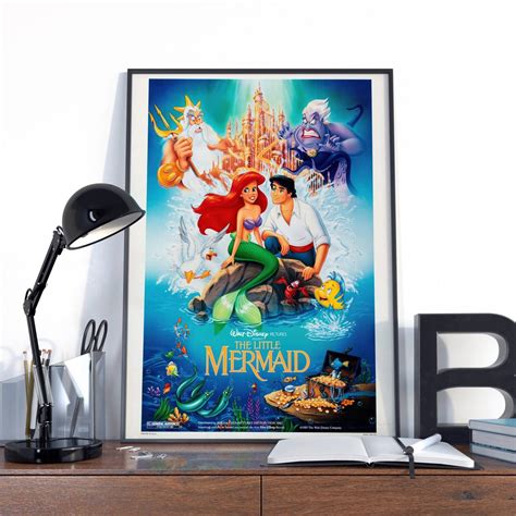 The Little Mermaid, The Little Mermaid Print, Disney The Little Mermaid ...