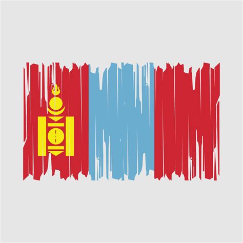 Mongolia Flag Brush Vector 21484880 Vector Art at Vecteezy