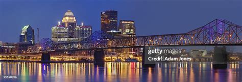 Panoramic View Of Louisville Skyline High Res Stock Photo Getty Images