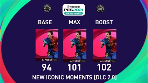 Pes Mobile New Iconic Moment Official Boosted Ratings Youtube