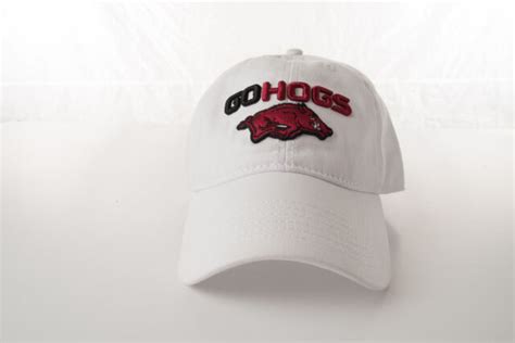 Arkansas Razorbacks Go Hogs Running Hog Hat Cap Officially Licensed Ebay