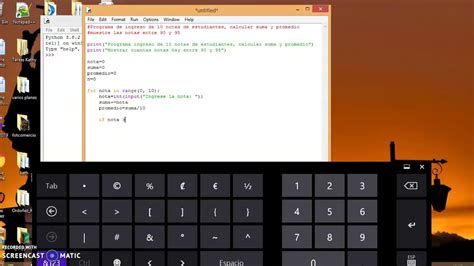 Notas Suma Y Promedio En Python Youtube Riset