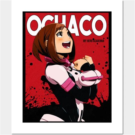 Uraraka Ochaco Uravity My Hero Academia Red Comic Design Uraraka