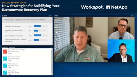 Webinar New Strategies For Solidifying Your Ransomware Recovery Plan