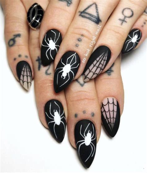 Halloween Spider Web Nail Art 2020 | Spider Nails | Fabulous Nail Art Designs