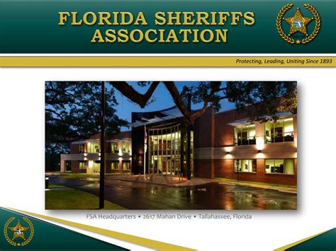 Ppt Florida Sheriffs Association Powerpoint Presentation Free