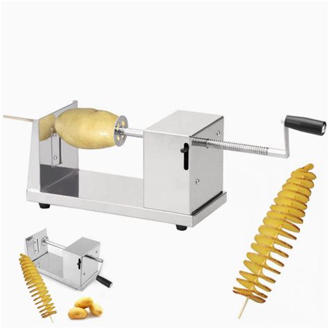 Hot Sale Stainless Steel Spiral Potato Slicer Tornado Potato Cutter