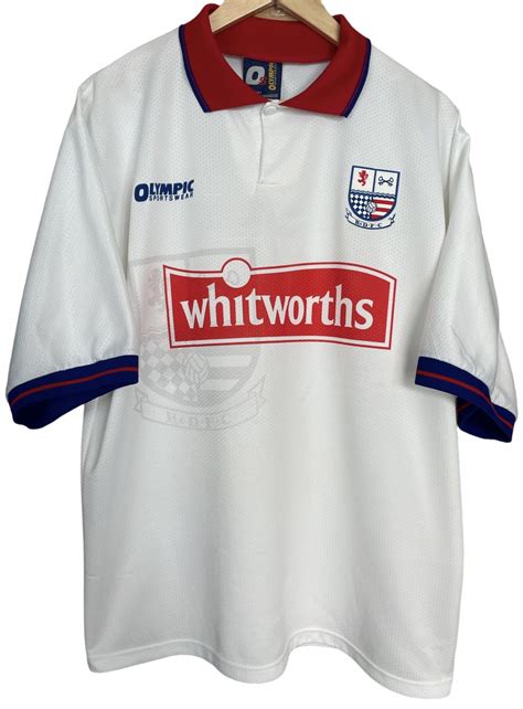 AFC Rushden & Diamonds Home football shirt 1997 - 1998. Sponsored by ...