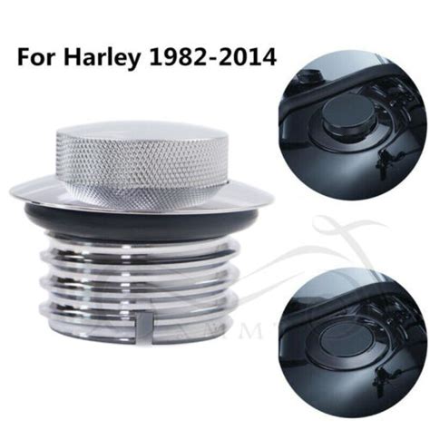 Chrome Pop Up Fuel Tank Gas Cap For Harley Road Glide Fltrx Fltru Cvo Flhxse Ebay