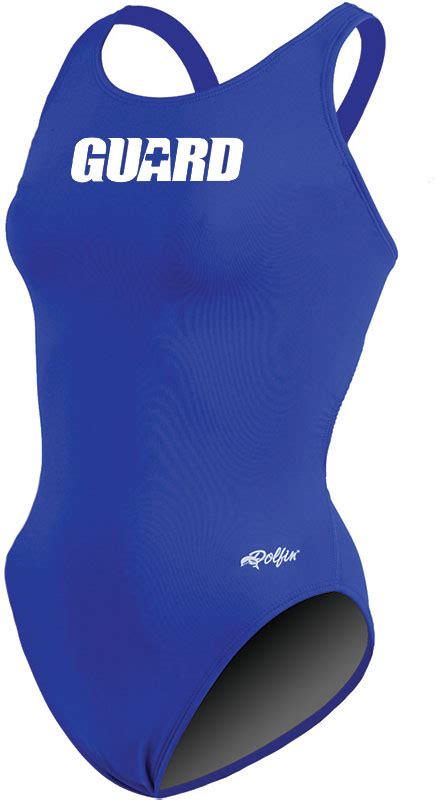 Dolfin Female Lifeguard Swim Suit Hp Back 7515l Lifeguard Equipment