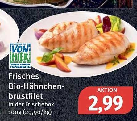 Von Hier Frisches Bio H Hnchen Brustfilet Angebot Bei Feneberg