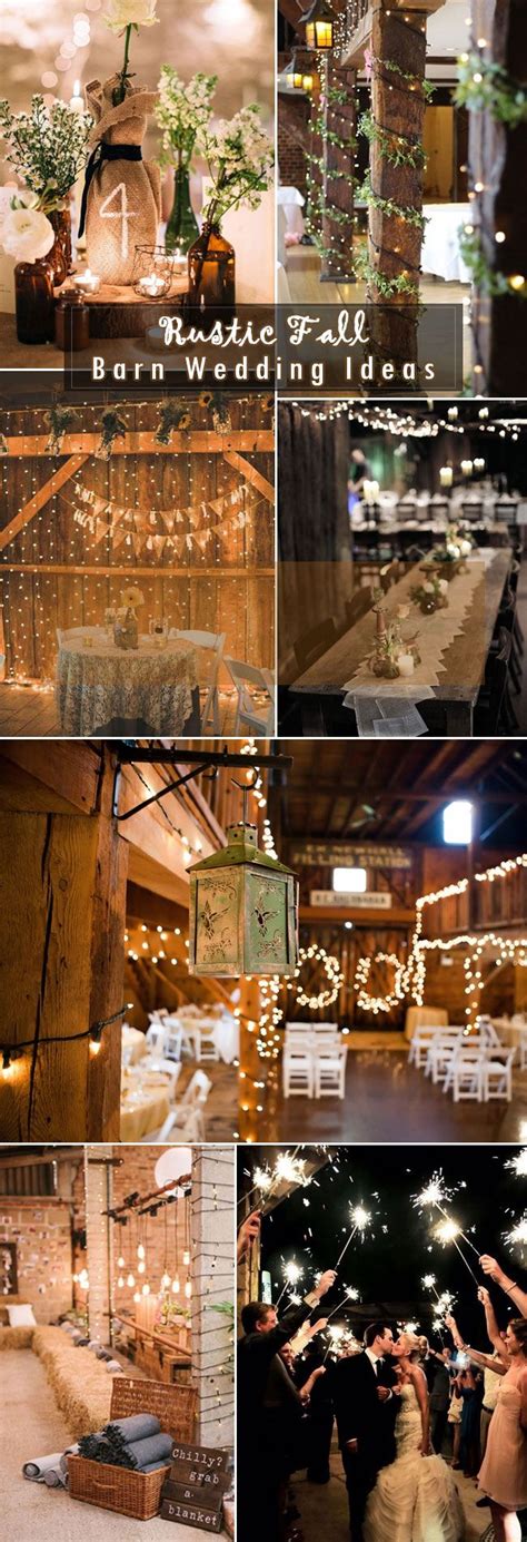 50 Rustic Fall Barn Wedding Ideas That Will Take Your Breath Away