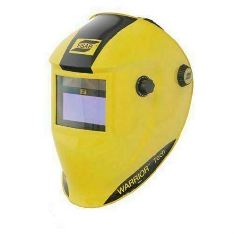 Esab Warrior Tech Shade 9 13 Reactolite Helmet Yellow For Sale Online