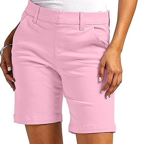 Homenesgenics Short For Women Mid Rise Plus Size Clearance Womens