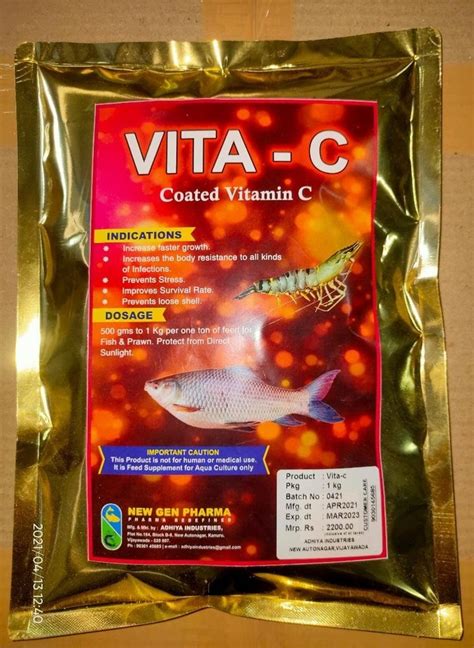 Vita C Aqua Feed Supplement Packaging Type Packet Packaging Size