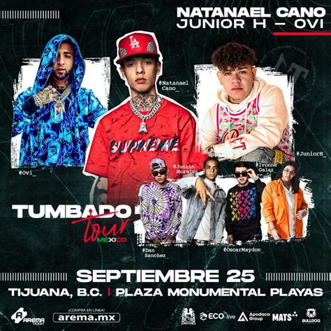 Natanael Cano Junior H Ovi En Tijuana Tijuana Eventos Conciertos