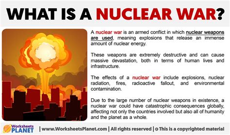 What is a Nuclear War?