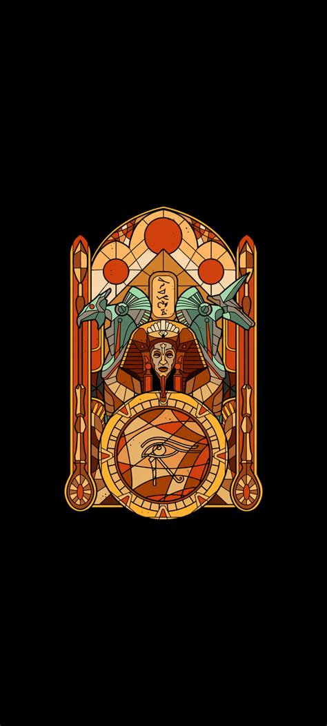 Stain Glass Gods 1440x3200 Ramoledbackgrounds