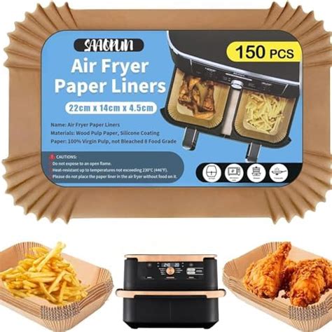 Yql Air Fryer Liners Disposable For Ninja Tower Dual Instant Vortex