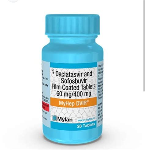 Myhep Dvir Sofosbuvir Mg Tablets At Bottle Hepatitis