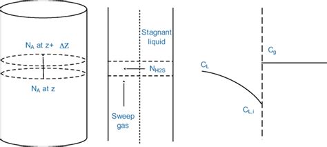 Schematic Of Gas Liquid Mass Transfer Interface Download Scientific