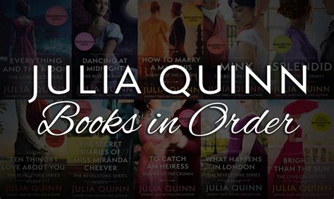 All 30+ Julia Quinn Books in Order | Ultimate Guide