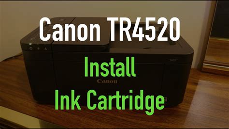 Canon Tr Install Ink Cartridges Review Youtube