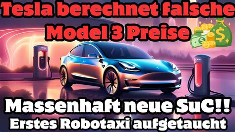 Erstes Foto vom Tesla Robotaxi Tesla begründet Model 3 Preis bewusst