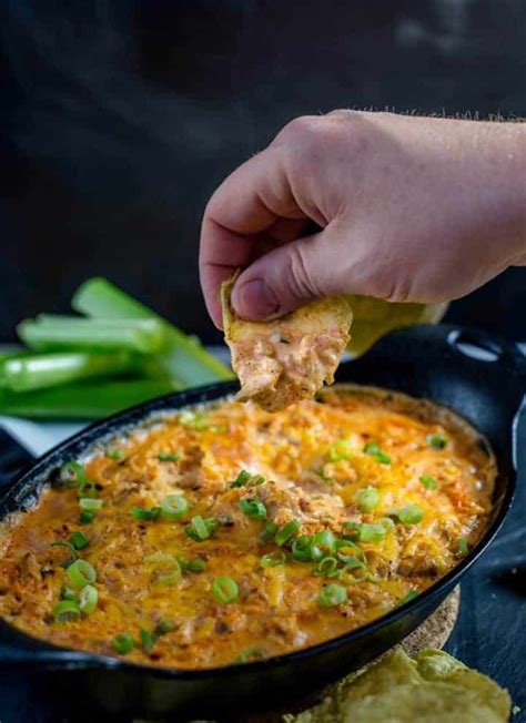 Smoked Buffalo Chicken Dip Vindulge