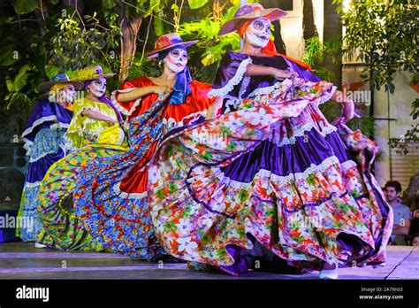 Mexican Folk Group Dancing Traditional Mexican Dances Merida Mexico