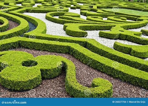 Ornamental Garden Of The Bahai Temple Royalty Free Stock Photo