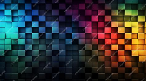 Premium AI Image | A colorful wallpaper with a checkerboard pattern