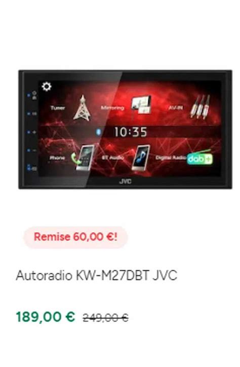 Promo Autoradio Kw M27dbt Jvc Chez Feu Vert ICatalogue Fr