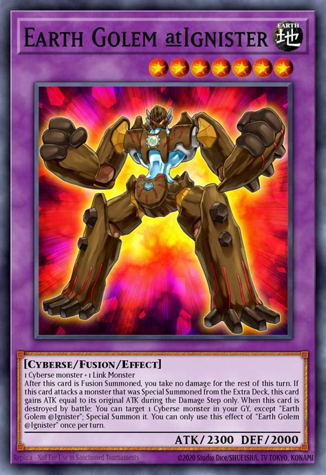 Earth Golem Ignister Yu Gi Oh Card Database Ygoprodeck