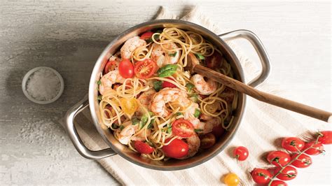 Bruschetta Shrimp Pasta