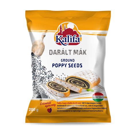 10x Hungarian Kalifa Ground Poppy Seed Darált Mák 200g 7oz