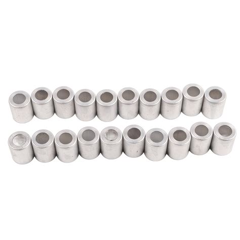 20 Pcs Air Conditioning Joint Cover Aluminum AC Hose Tube Connector