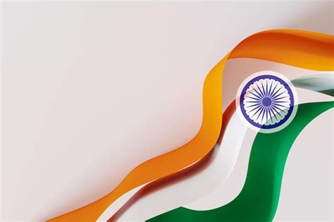 Premium Photo Vibrant Abstract Representation Of The Indian Flag With