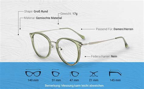 Firmoo Blaulichtfilter Brille Damen Entspiegelt ohne Sehstärke für